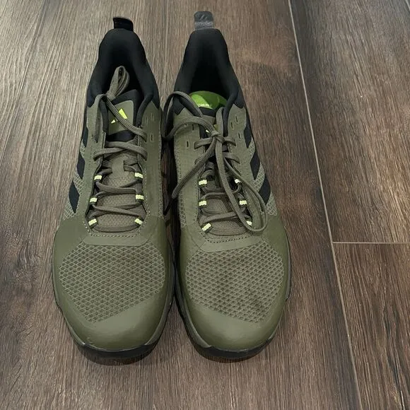 Adidas Training Shoes Dropset 2 Olive Strata/Core Black Men's 13