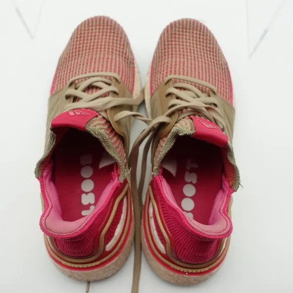 Adidas UltraBoost 19 Women Size 8.5 Shoes Pink Running Athletic Sneaker Training
