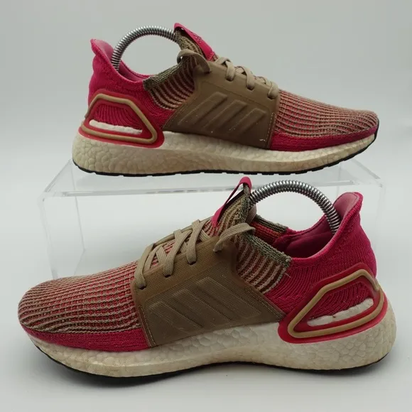 Adidas UltraBoost 19 Women Size 8.5 Shoes Pink Running Athletic Sneaker Training