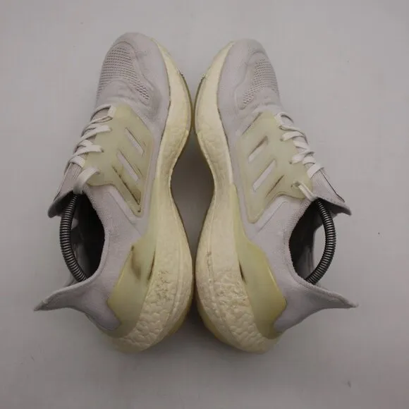 Adidas UltraBoost 22 Men's Size 10.5 White Running Shoes Sneakers GX5459