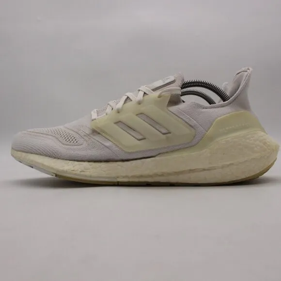 Adidas UltraBoost 22 Men's Size 10.5 White Running Shoes Sneakers GX5459