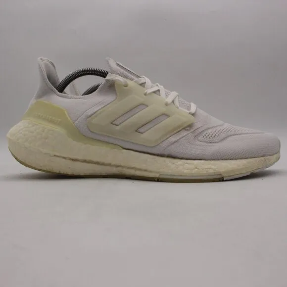 Adidas UltraBoost 22 Men's Size 10.5 White Running Shoes Sneakers GX5459