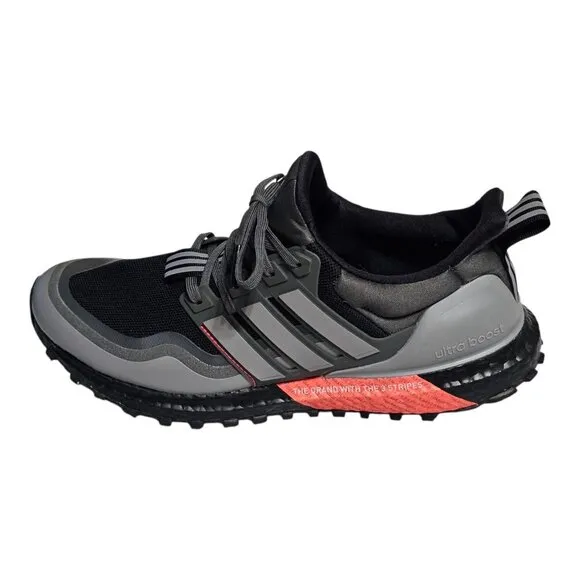 Adidas UltraBOOST All Terrain Black/Grey/Red Running Shoes Mens 9 EG8098