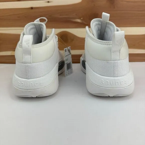 Adidas Women's Exhibit Select Mid Basketball Shoes White Marble Size 9.5