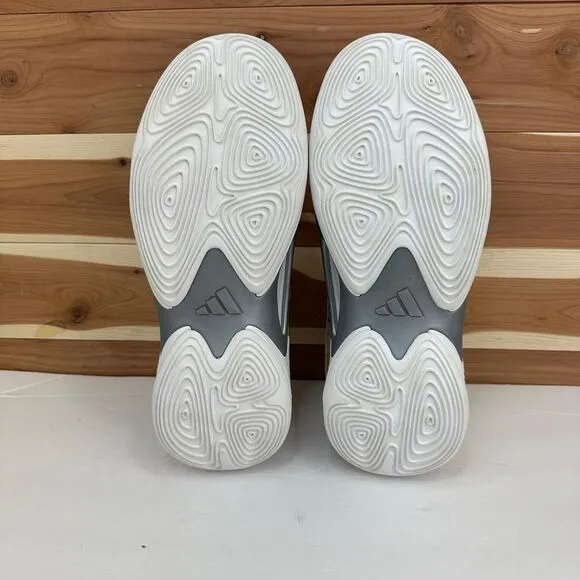 Adidas Women's Exhibit Select Mid Basketball Shoes White Marble Size 9.5