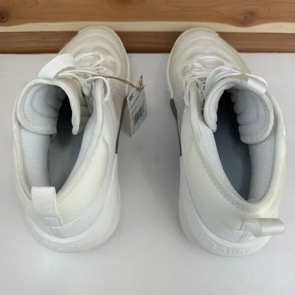 Adidas Women's Exhibit Select Mid Basketball Shoes White Marble Size 9.5