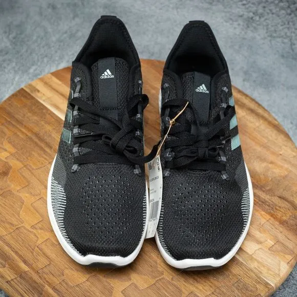 Adidas Women's Fluidflow 2.0 Running Lace-Up Shoes Sz 9.5 Black / Gray GX8286