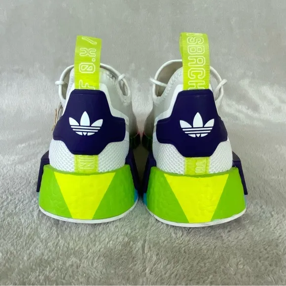Adidas X NASA NMD R1 Spectoo Mens Running Training Shoes Sneakers Size 12 White