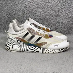 Adidas ZX 2K Boost Patrick Mahomes Mens Size 12.5 Sneakers Shoes White Hypnotic