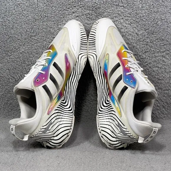 Adidas ZX 2K Boost Patrick Mahomes Mens Size 12.5 Sneakers Shoes White Hypnotic