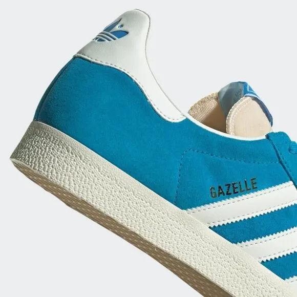 Adidas Gazelle GY7337 Sneakers Men's US 10.5 Blue Suede Trainer Shoes EFAS125