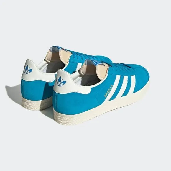 Adidas Gazelle GY7337 Sneakers Men's US 10.5 Blue Suede Trainer Shoes EFAS125