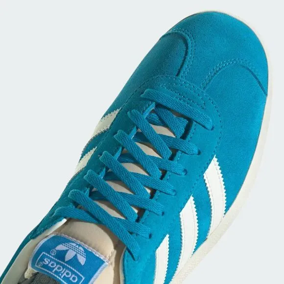 Adidas Gazelle GY7337 Sneakers Men's US 10.5 Blue Suede Trainer Shoes EFAS125