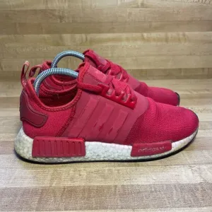 Adidas NMD R1 Mens Size 8 Shoes Sneakers Scarlet/White/Black H01916