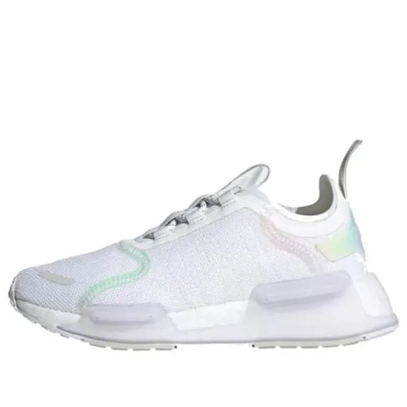 Adidas NMD_V3 GX5698 Sneakers Kids US 6 Cloud White Lace Up Running Shoes TF2684