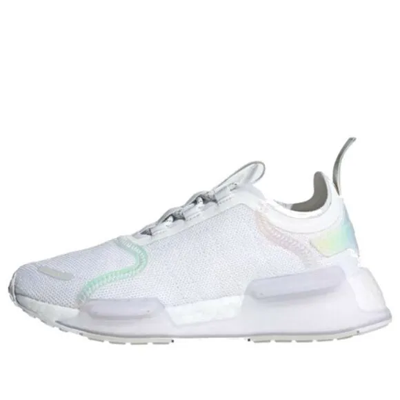 Adidas NMD_V3 GX5698 Sneakers Kids US 6 Cloud White Lace Up Running Shoes TF2684