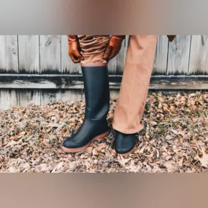 Agile Aiglentine Winter/Rain Boots in Blue Marine/Amber