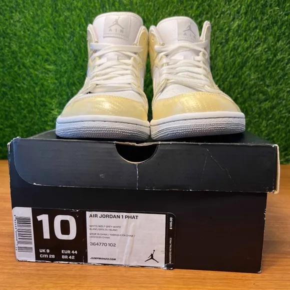 Air Jordan 1 Phat White Wolf Grey