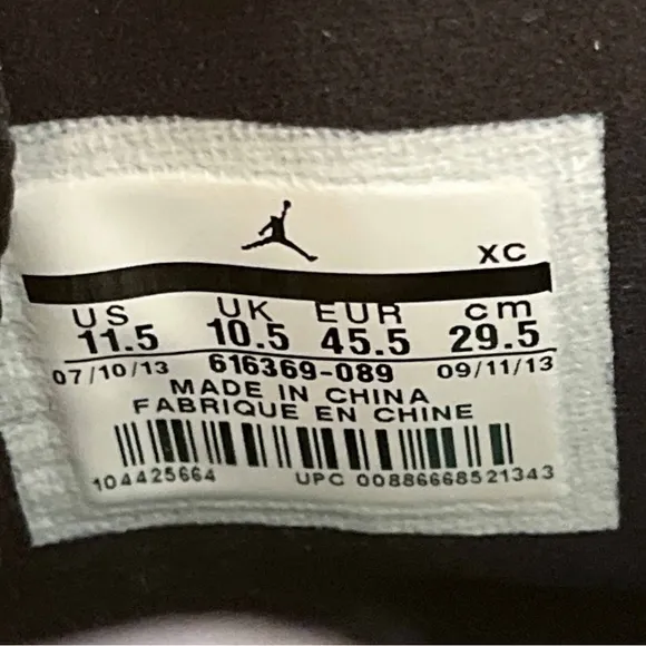 Air Jordan 1 Retro 95 TXT Black Gamma Blue