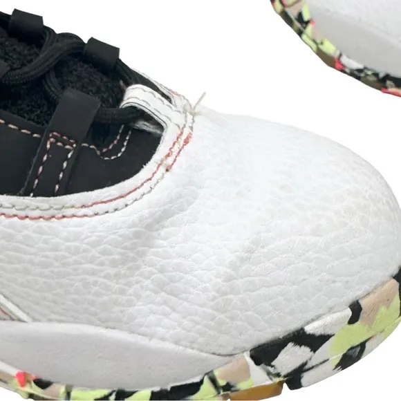 Air Jordan 10 GS Ember Glow BV1843176 White/Barely Volt/Black/Ember Glow Size 3Y
