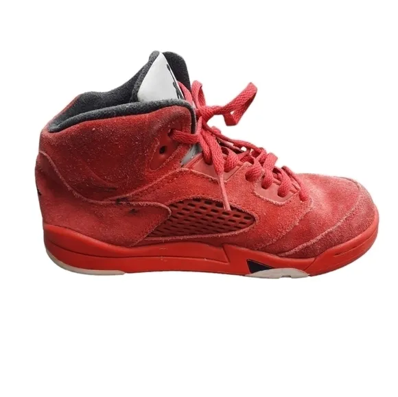 Air Jordan 5 Retro TD Raging Bull Toro Bravo 1Y Red 440889-602 Shoes Sneakers