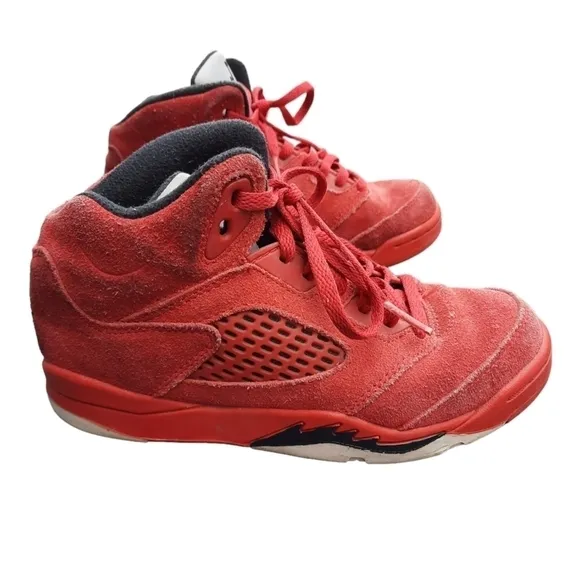 Air Jordan 5 Retro TD Raging Bull Toro Bravo 1Y Red 440889-602 Shoes Sneakers