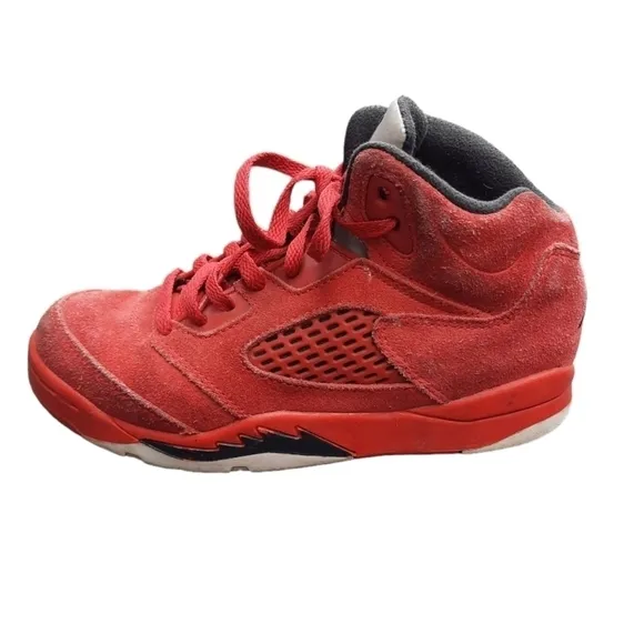 Air Jordan 5 Retro TD Raging Bull Toro Bravo 1Y Red 440889-602 Shoes Sneakers