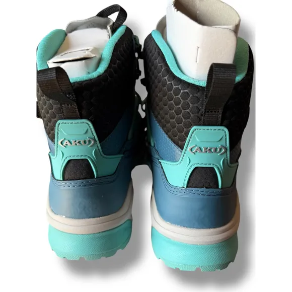 AKU Reactive GTX‎ Hiking Boots Waterproof Asphalt Blue Aqua Mens 7.5 women's 9