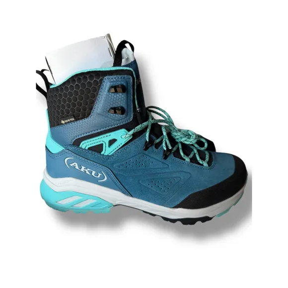 AKU Reactive GTX‎ Hiking Boots Waterproof Asphalt Blue Aqua Mens 7.5 women's 9