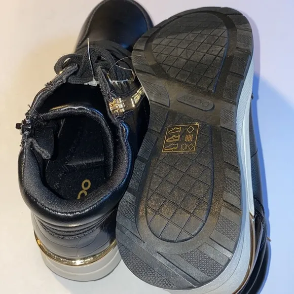 ALDO HIGH SNEAKERS black/white size 8.5 new