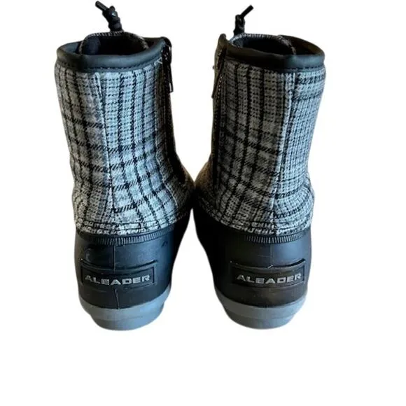 Aleander Gear Women's Winter Duck Boots, Gray, Size 8