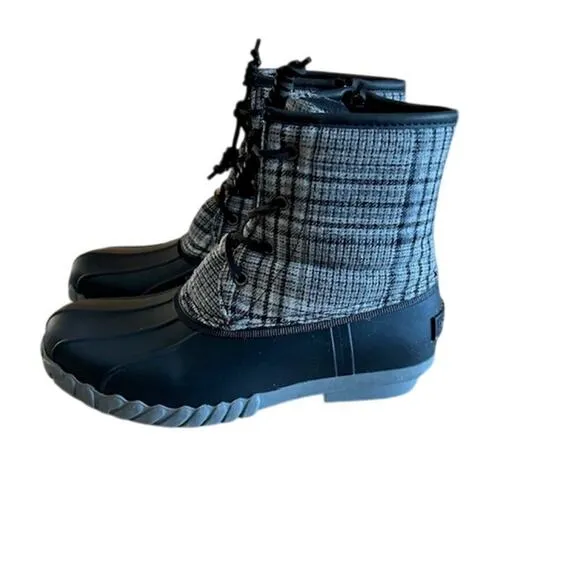 Aleander Gear Women's Winter Duck Boots, Gray, Size 8