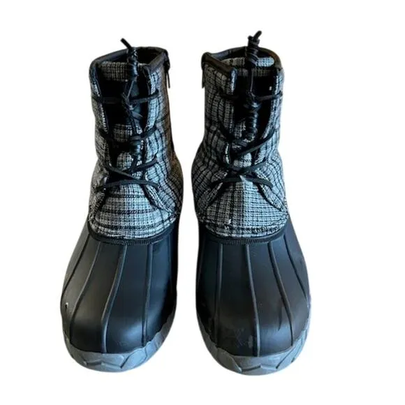 Aleander Gear Women's Winter Duck Boots, Gray, Size 8