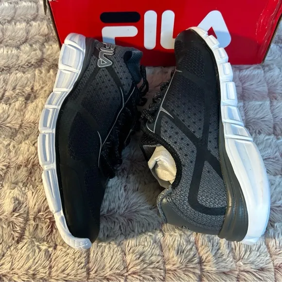 All Black Fila PrimeForceSneakers Size 6