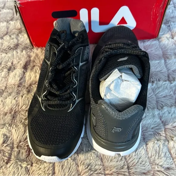 All Black Fila PrimeForceSneakers Size 6