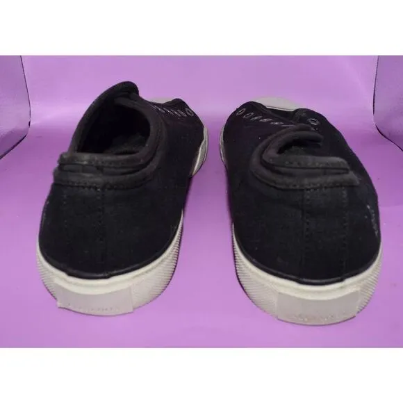All Saints Black White Lace Up Sneakers Tennis Shoes - 11