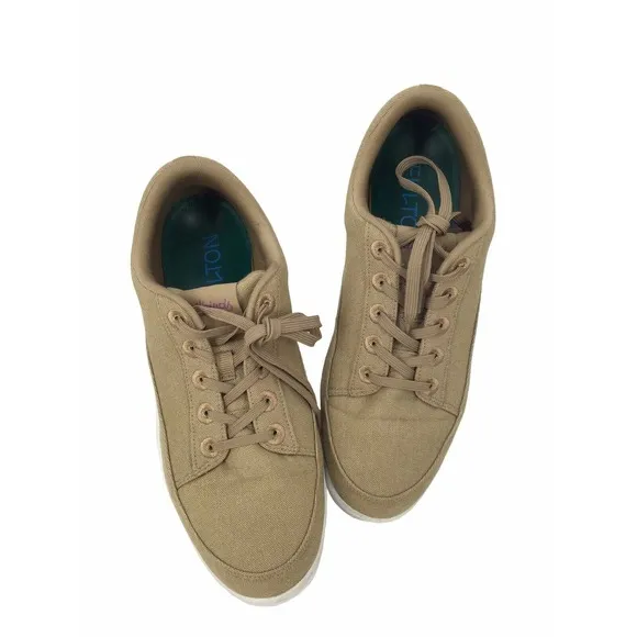 Allbirds Canvas Pacer Men Sneakers Sz 12 Brown Athletic Running Comfort Shoes