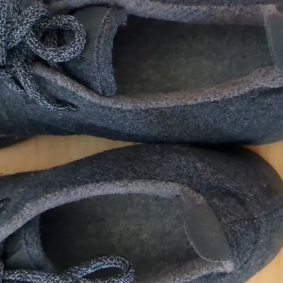 Allbirds Mens Wool Runners Size 12 In All Black Sneakers