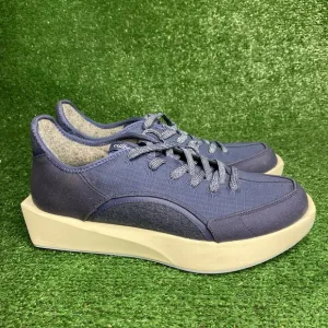 Allbirds Risers Canvas Sneakers Blue White Men's Shoes Size 11 NEW