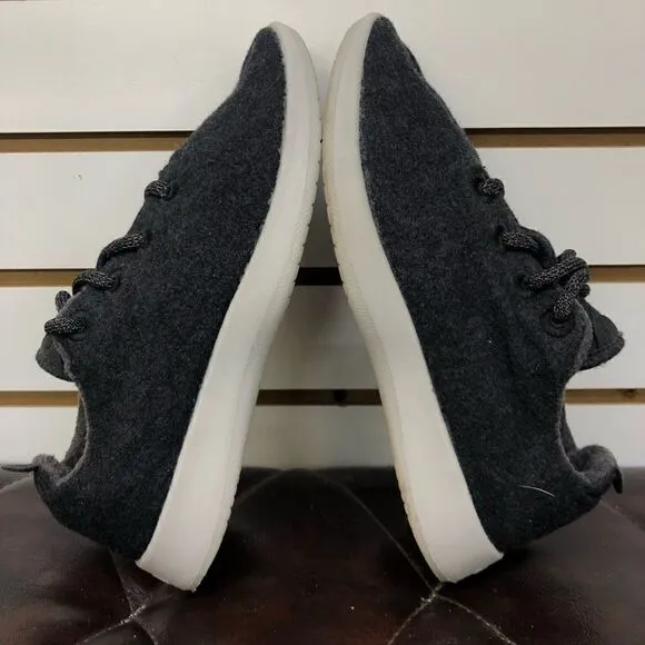 Allbirds Women's Wool Runners Charcoal Gray Comfort Shoes Size 8 Merino Wool