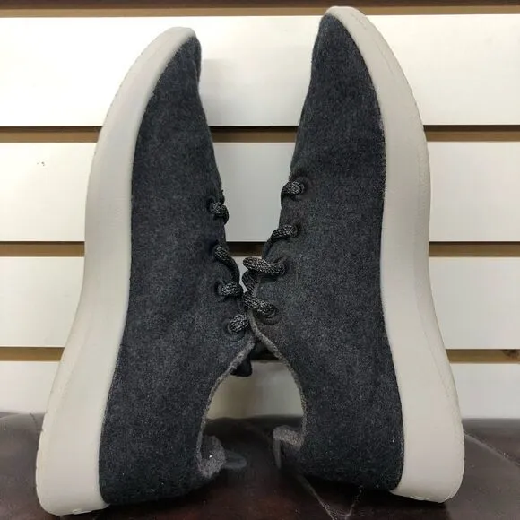 Allbirds Women's Wool Runners Charcoal Gray Comfort Shoes Size 8 Merino Wool