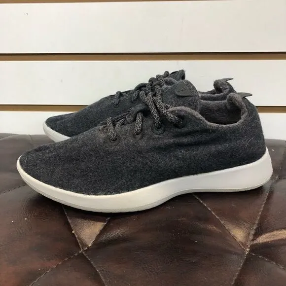 Allbirds Women's Wool Runners Charcoal Gray Comfort Shoes Size 8 Merino Wool