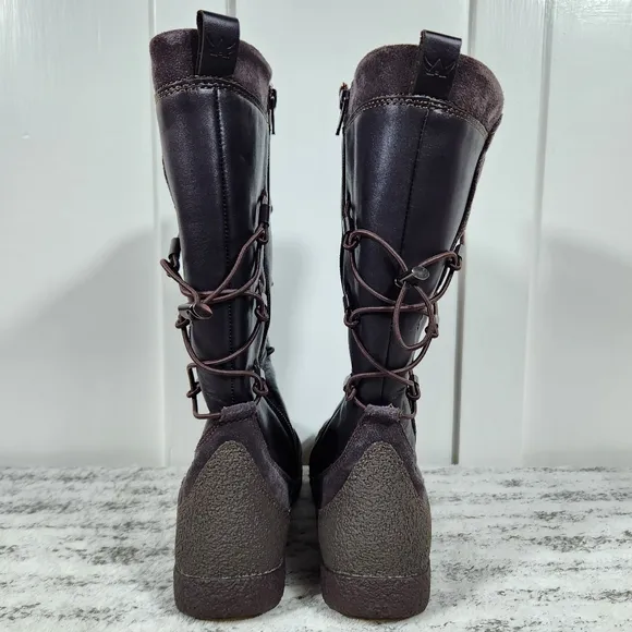 Allrounder by Mephisto &quot;Gena&quot; Waterproof Brown Leather Boot | Women's Size 9.5