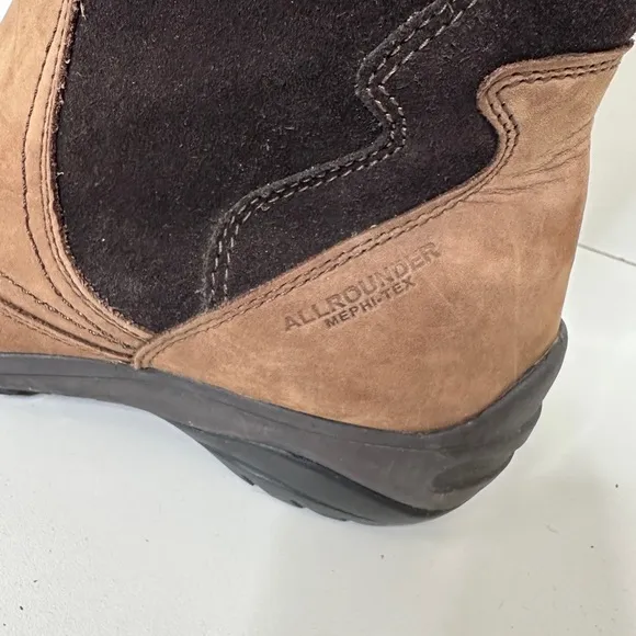 Allrounder by Mephisto Mephi-Tex Boot Leather Hiking Waterproof Boots Size 8