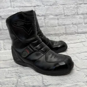 Alpinestars Ridge Men's Black Leather Waterproof Motorcycle Boots US Size 12