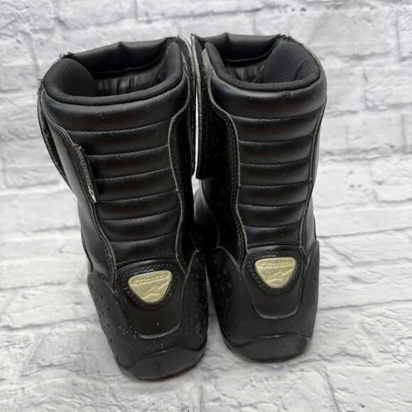 Alpinestars Ridge Men's Black Leather Waterproof Motorcycle Boots US Size 12