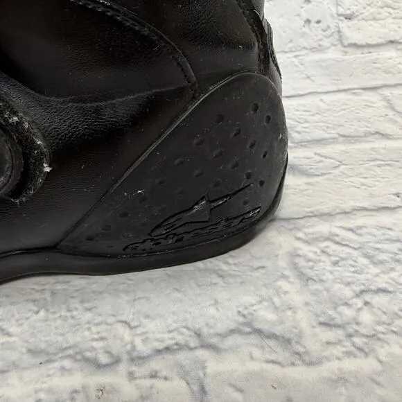 Alpinestars Ridge Men's Black Leather Waterproof Motorcycle Boots US Size 12