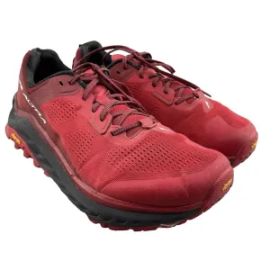 Altra Olympus 4 Running Shoes Mens 12 Red Trail Gorpcore Training Active Outdoor