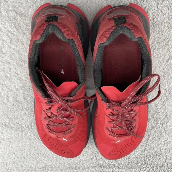 Altra Olympus 4 Running Shoes Mens 12 Red Trail Gorpcore Training Active Outdoor