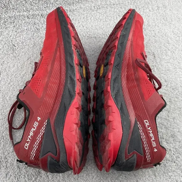 Altra Olympus 4 Running Shoes Mens 12 Red Trail Gorpcore Training Active Outdoor